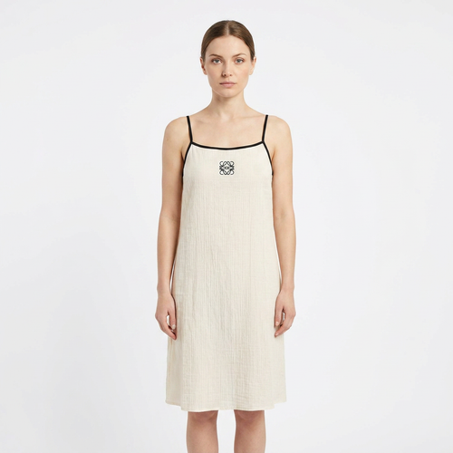 Loewe Linen Blend Mini Dress рокля без ръкави