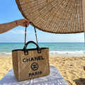 Chanel – Луксозна дамска плажна чанта с несесер