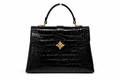 Дамска чанта Louis Vuitton – Croco Effect Top Handle Bag Black