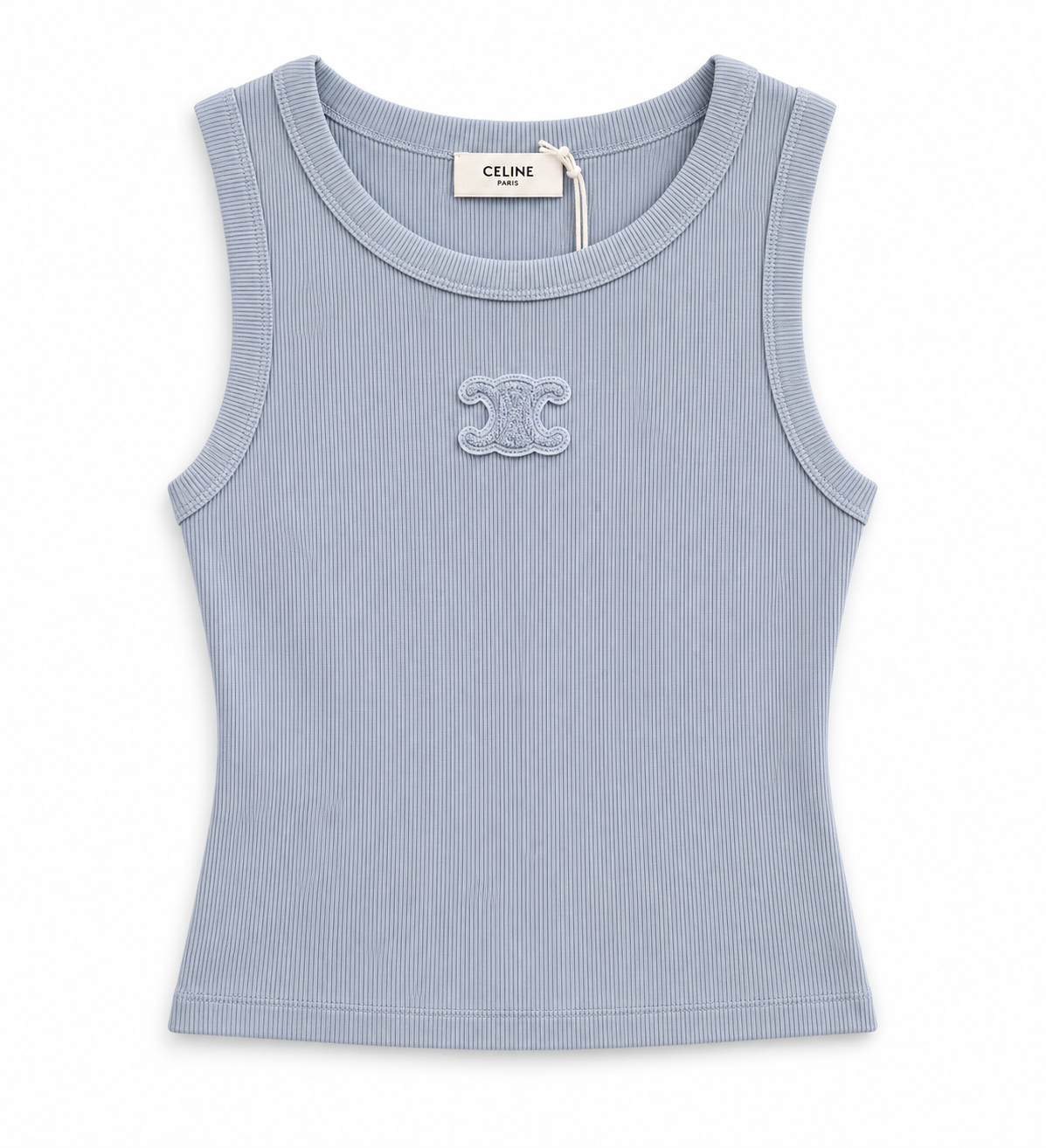 Дамски топ Celine Ribbed Tank Top – Baby Blue