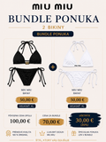 MIU MIU Bundle ponuka – 2 dámske bikiny XL za zvýhodnenú cenu 70 €