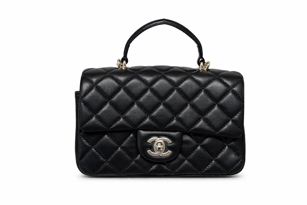 Дамска чанта Chanel – Mini Top Handle Quilted Bag