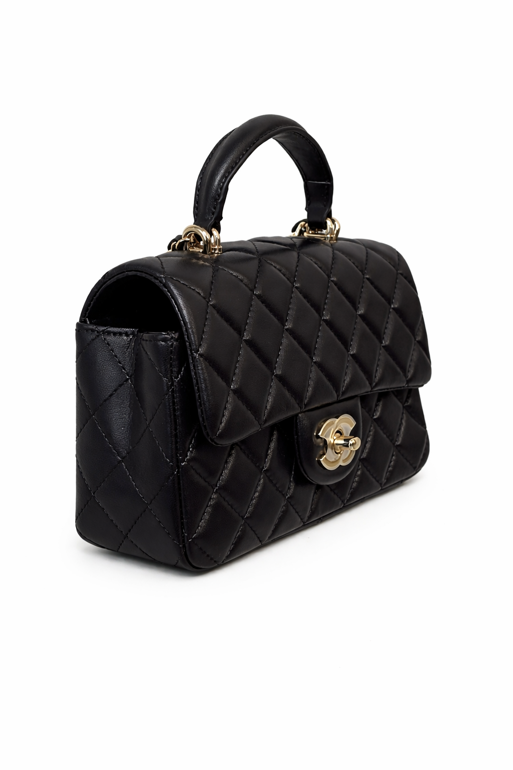 Дамска чанта Chanel – Mini Top Handle Quilted Bag