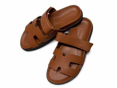 Šľapky HERMÈS „Brown Prestige“ – exkluzívna kvalita
