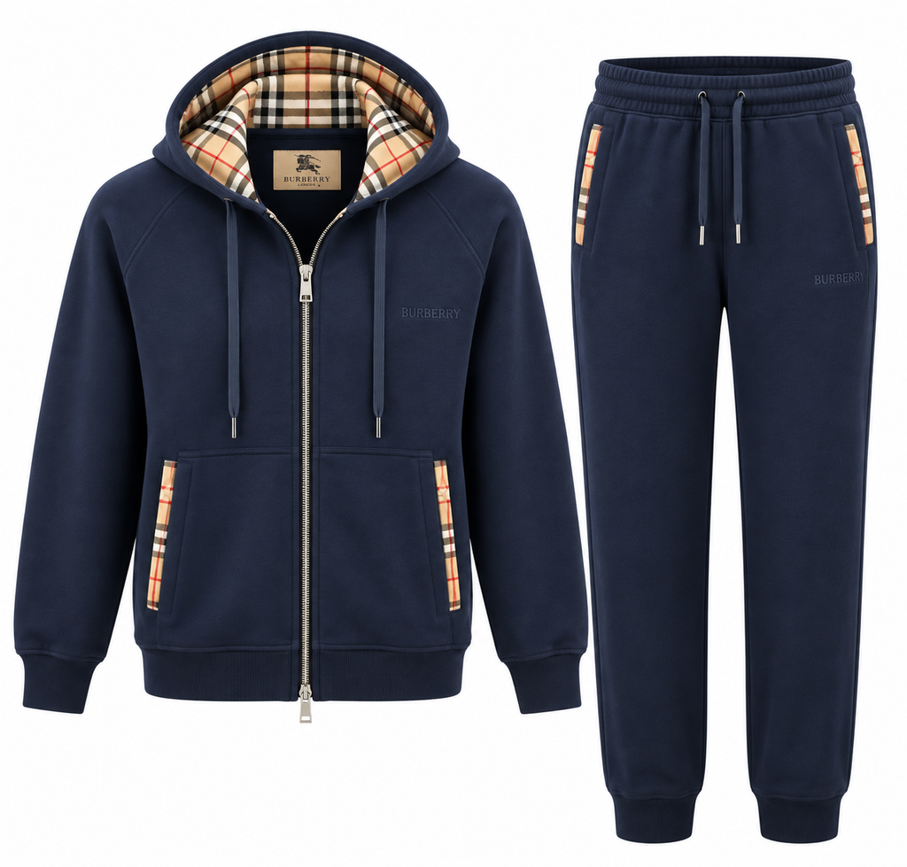 Мъжки спортен комплект BURBERRY тъмносин
