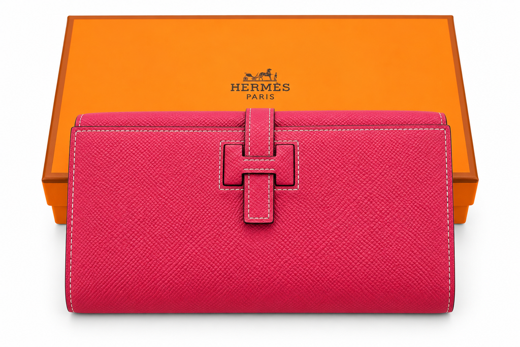 Hermès – Дамско портмоне / клъч в розово