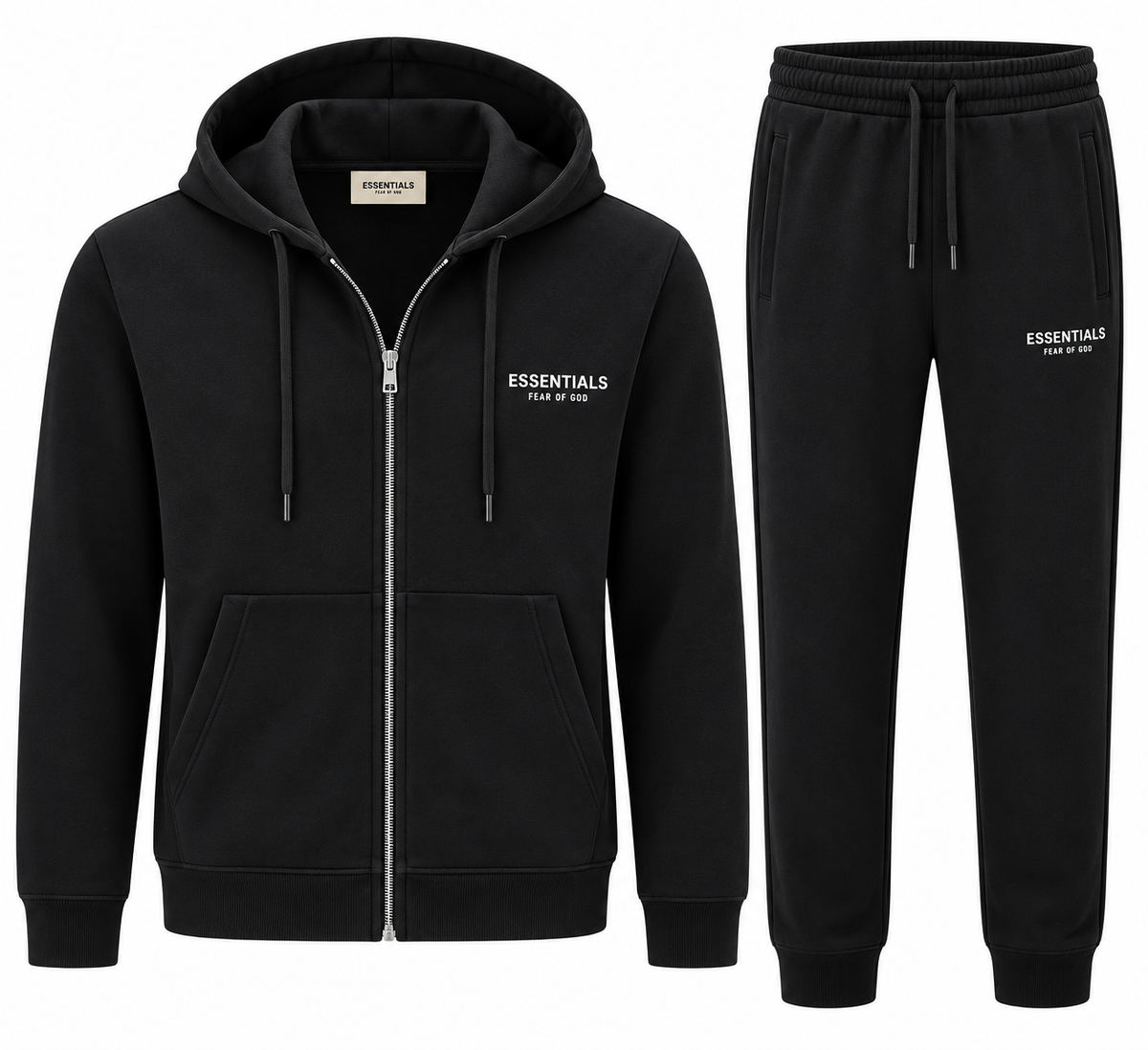 Мъжки спортен комплект Essentials Fear of God – черен