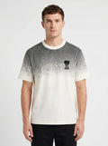 Мъжка тениска Ami Paris Heart Logo – White/Grey