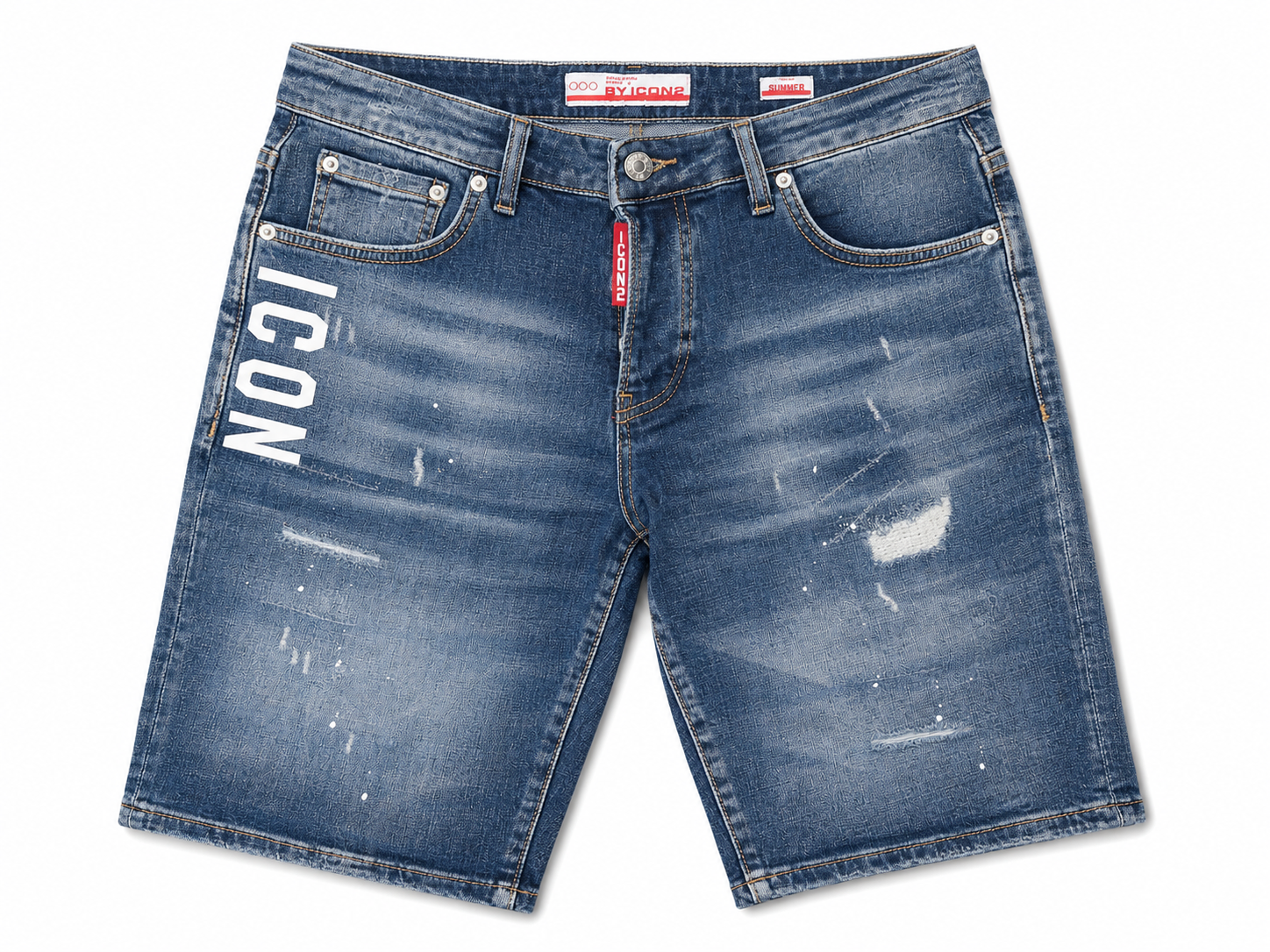 Мъжки дънкови къси панталони Dsquared2 Icon 2