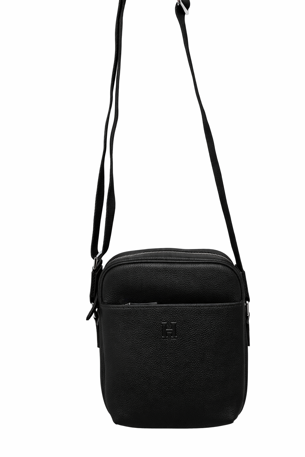 Мъжка кожена чанта Hermès – Men’s Black Leather Crossbody Bag