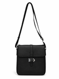 Мъжка кожена чанта Montblanc – Men’s Black Leather Crossbody Bag