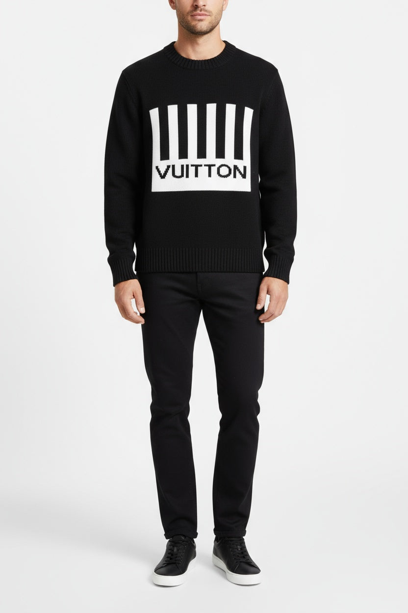 Плетен пуловер LOUIS VUITTON  Graphic Monogram