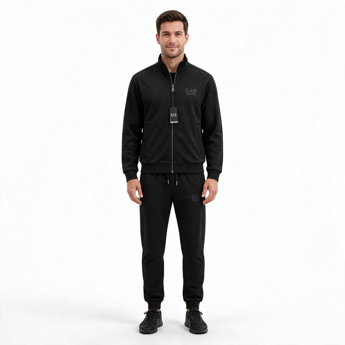 Мъжки спортен комплект EA7 Emporio Armani – черен