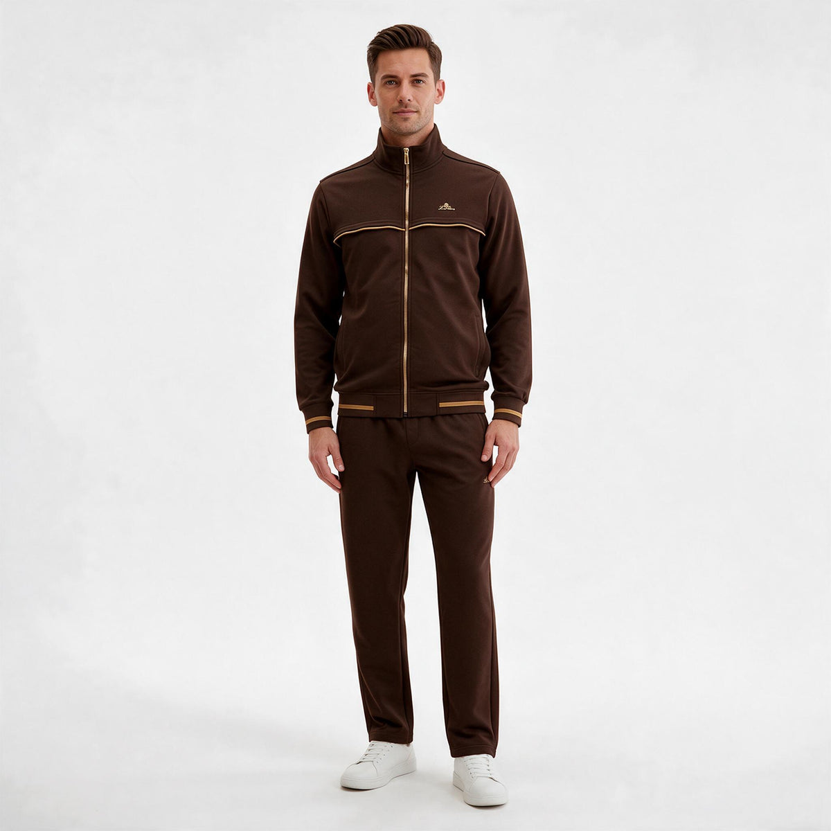 Мъжки  комплект Loro Piana – кафяв