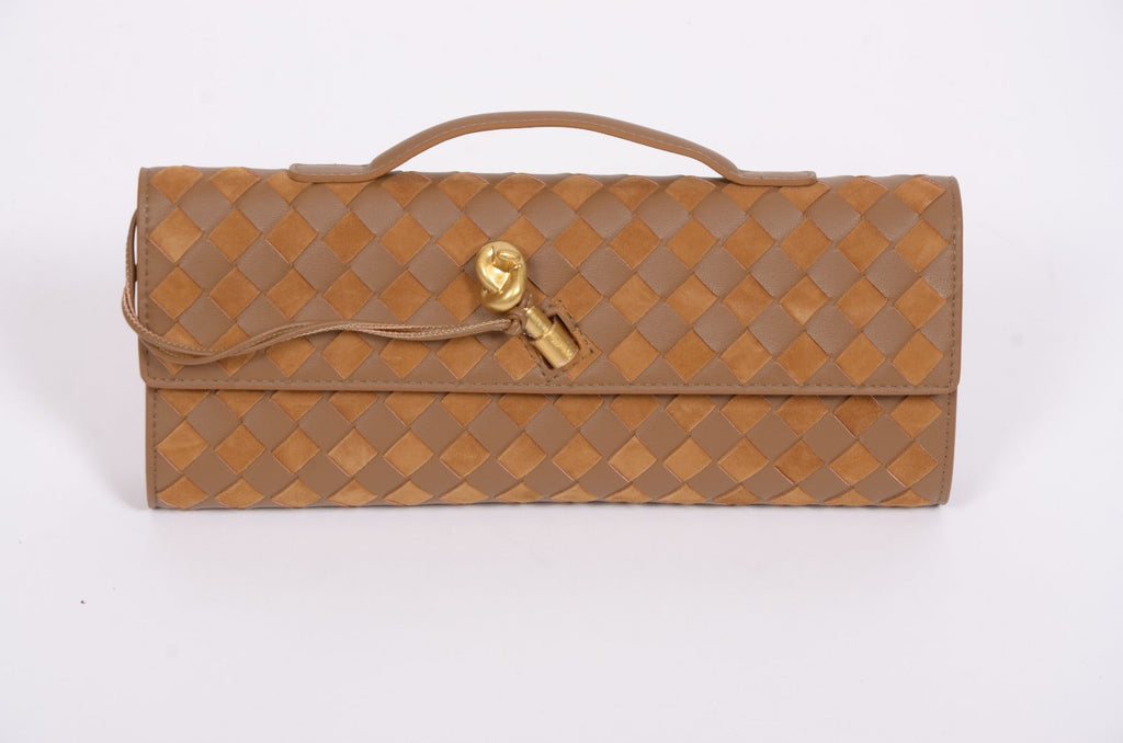 Dámska clutch kabelka BV z pravej kože