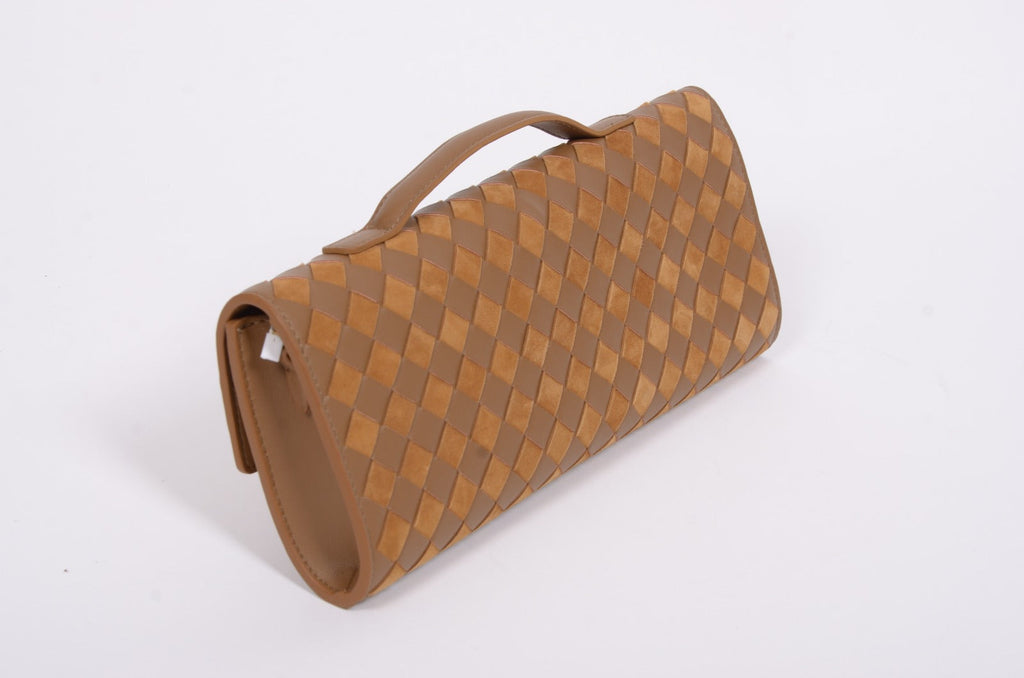 Dámska clutch kabelka BV z pravej kože