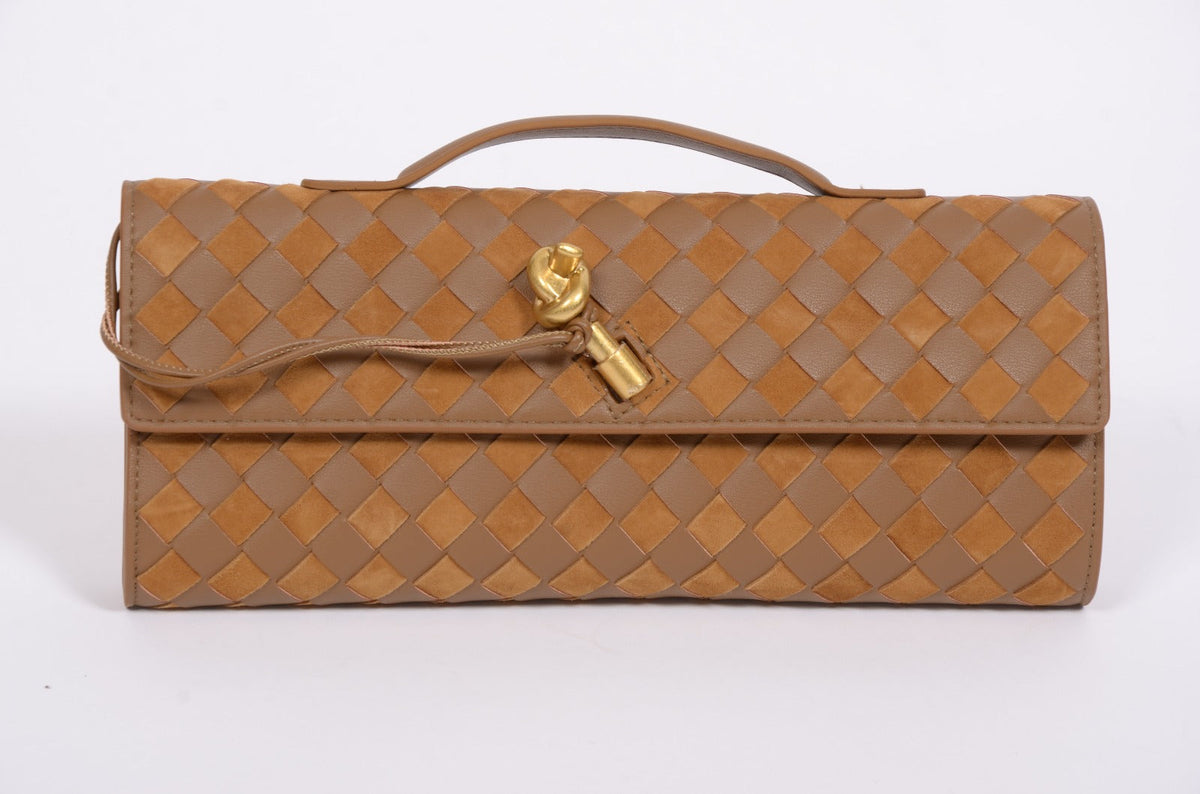 Dámska clutch kabelka BV z pravej kože