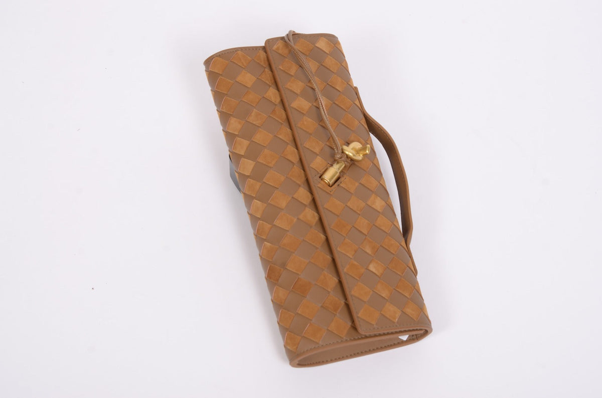 Dámska clutch kabelka BV z pravej kože