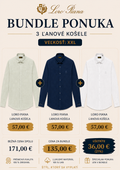 Loro Piana Bundle – 3 ľanové košele XXL | Špeciálna cena 135 €